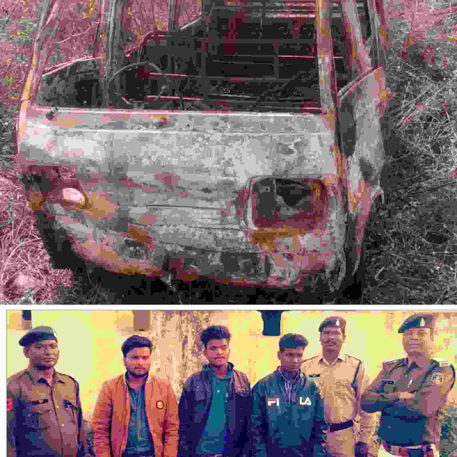 *ओमनी कार को जलाने वाले पकड़ाए, आगजनी के आरोपियों को चौकी सोनक्यारी पुलिस ने किया गिरफतार, चौकी सोनक्यारी थाना सन्ना में आरोपियों के विरूद्व अपराध पंजीबद्ध कर आरोपियों को गिरफ्तार कर हो रही वैधानिक कार्यवाही.....* 1 1639637868647