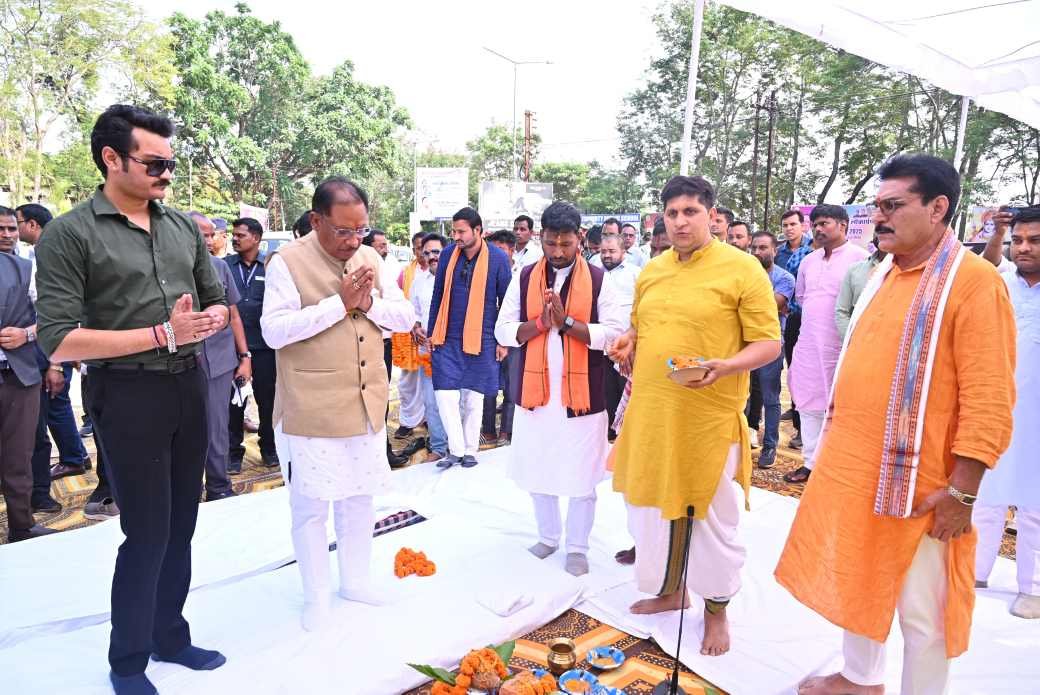 *मुख्यमंत्री विष्णुदेव साय ने कुल 63 करोड़ के विभिन्न विकास कार्यों का किया लोकार्पण और शिलान्यास, लोकापर्ण कार्यो में 364.59 लाख के 5 और शिलान्यास कार्यो में 59.75 करोड़ के 22 कार्य शामिल* 1 IMG 20250407 WA0032